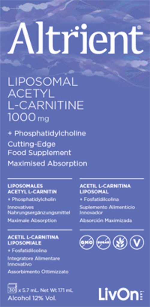 altrient liposomal acetyl l carnitine Altrient liposomal acetyl 30 bustine